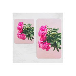 Růžové koupelnové předložky v sadě 2 ks – Oyo Concept