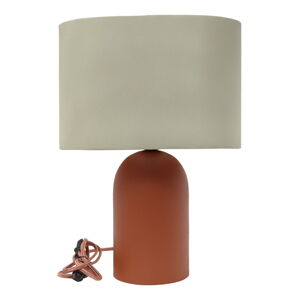 Hnědo-béžová stolní lampa (výška 41,5 cm) – Antic Line