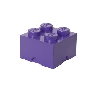 Fialový úložný box čtverec LEGO®