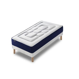 Jednolůžková postel s matrací Bobochic Paris Velours, 90 x 200 cm