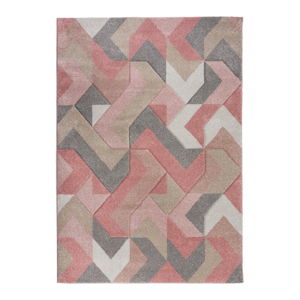 Růžový koberec Flair Rugs Aurora, 80 x 150 cm