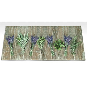 Vysoce odolný kuchyňský koberec Floorita Lavender, 60 x 190 cm
