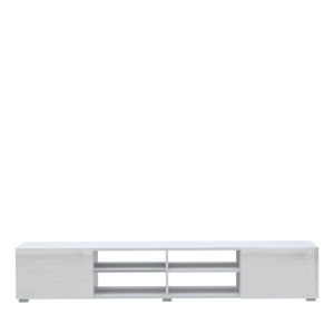 Bílý televizní stolek TemaHome Podium, šířka 185 cm