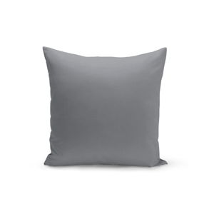 Tmavě šedý dekorativní polštář Kate Louise Lisa, 43 x 43 cm