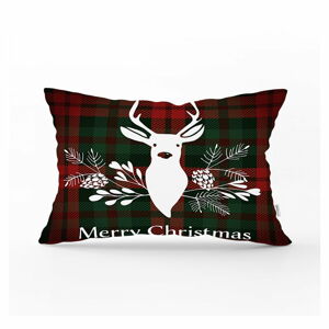 Vánoční povlak na polštář Minimalist Cushion Covers Tartan Christmas, 35 x 55 cm