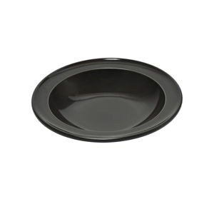 Pepřově černý polévkový talíř Emile Henry, ⌀ 22 cm